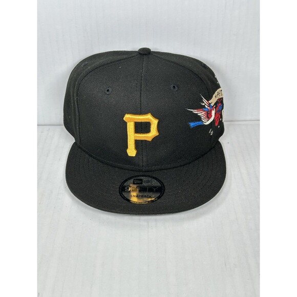 New Era 9FIFTY Pittsburgh Pirates MLB City Art SnapBack Hat Cap Black NWT OSFM
